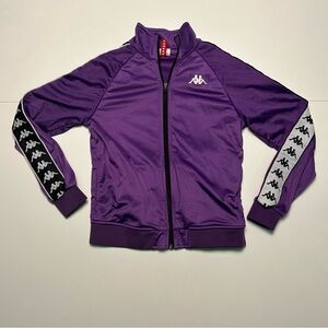 Kappa Kids Purple Track Jacket